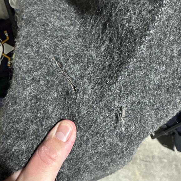 Vintage 80s Bromleigh Wool Union Made Long Coat Size Large - Picture 5 of 8